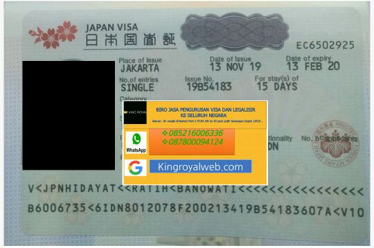 JASA PEMBUATAN VISA TURIS JEPANG - King Royal