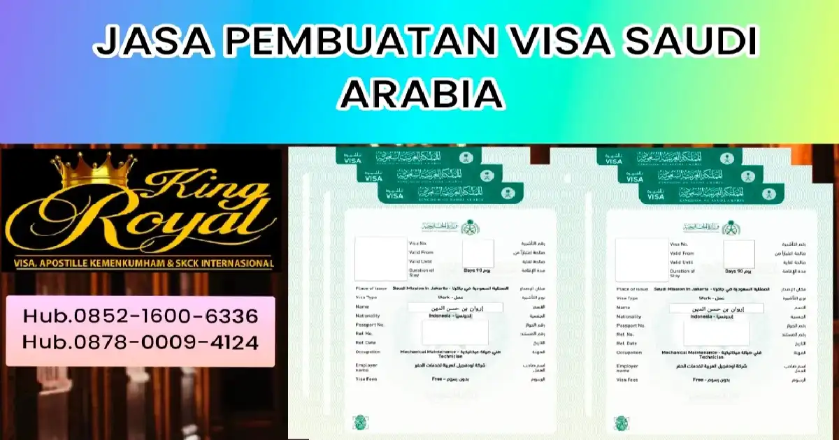 JASA PEMBUATAN VISA SAUDI ARABIA